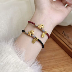 Get Rich Immediately, Pony Bracelet, Ancient Method, Year Of Horse, Animal Year, Red Rope Bracelet, Gift For Men And Women