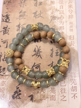 New Chinese Style Old Sandalwood Double Circle Bracelet – Retro "Cold Style" Coiled Beaded Wrap, Niche Sandalwood Hand Jewelry for Women