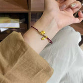 Get Rich Immediately, Pony Bracelet, Ancient Method, Year Of Horse, Animal Year, Red Rope Bracelet, Gift For Men And Women