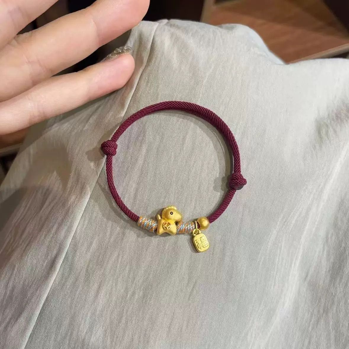 Get Rich Immediately, Pony Bracelet, Ancient Method, Year Of Horse, Animal Year, Red Rope Bracelet, Gift For Men And Women