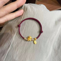 Get Rich Immediately, Pony Bracelet, Ancient Method, Year Of Horse, Animal Year, Red Rope Bracelet, Gift For Men And Women