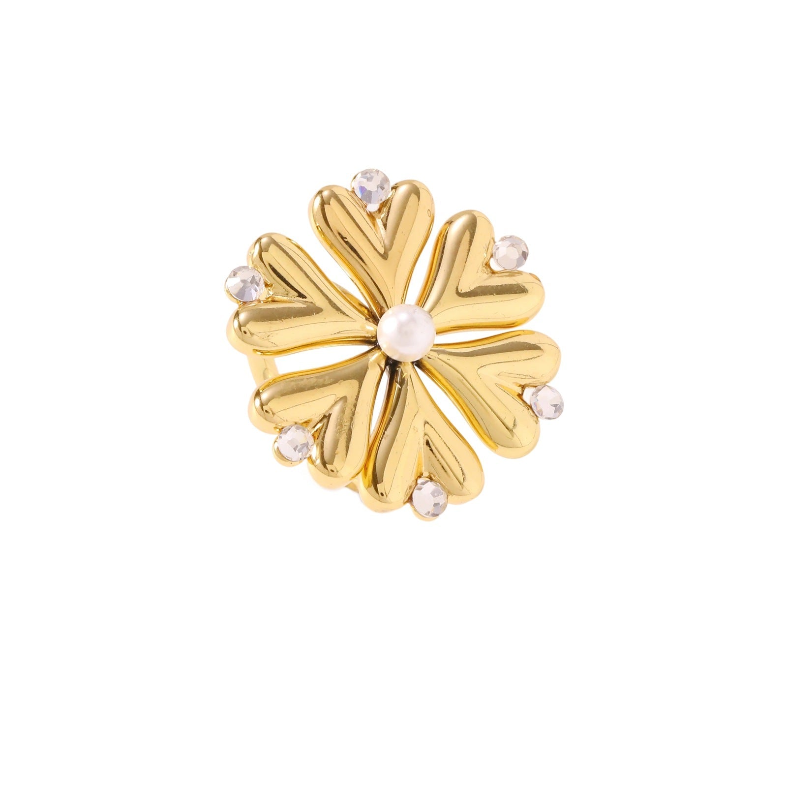 Pearl Firework Stud Earrings - S925 Silver Needle Japanese & Korean Style Micro-Encrusted Zircon Earrings - High-End Light Luxury Floral Jewelry