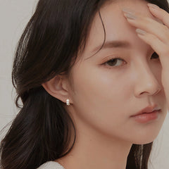 S999 Sterling Silver Feather Hoop Earrings - Hypoallergenic Dainty Leaf Drop Earrings for Sensitive Ears