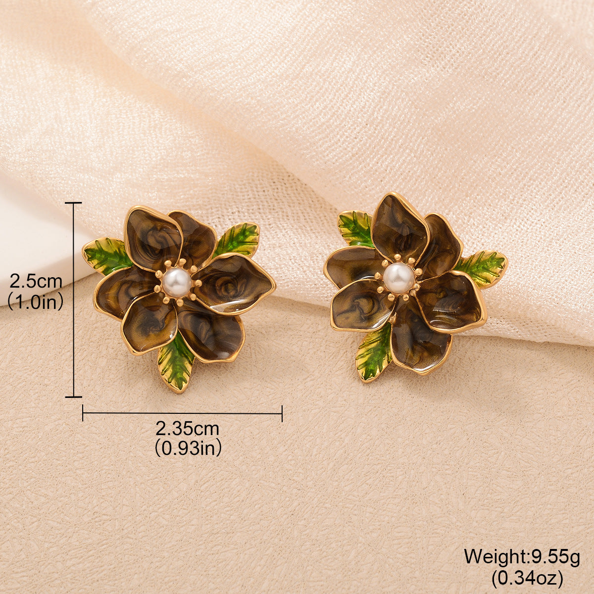 Natural Tiger Eye Drop Earrings - S925 Silver Needle Maillard Style Retro Lever-Back Earrings for Women