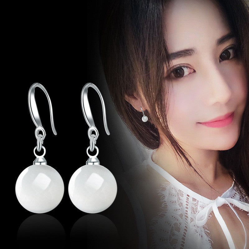 French Retro Gold Hoop Earrings - S925 Silver Needle Minimalist Thick Hoops - 18K Gold Plated Niche Design High-End Earrings for Women
