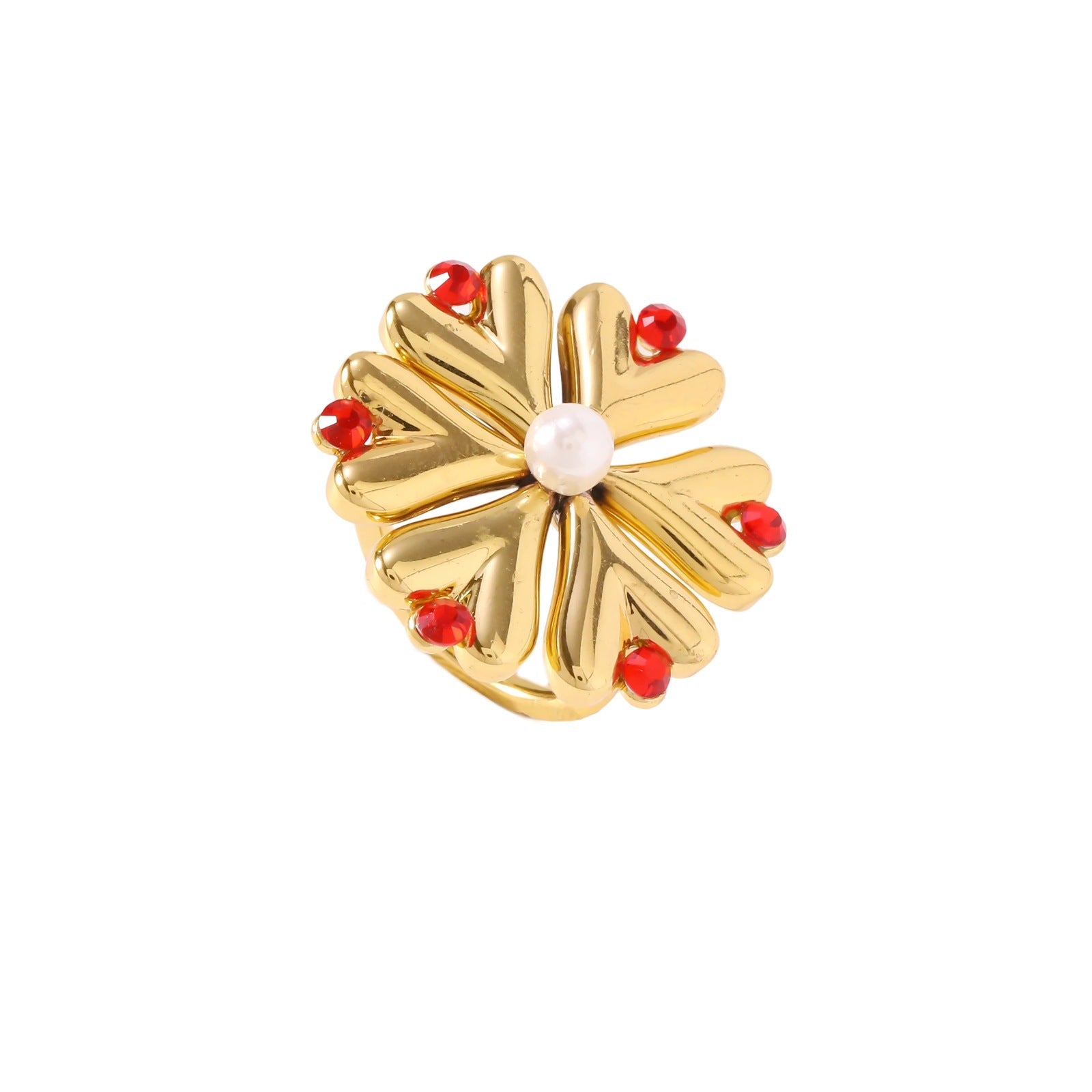Pearl Firework Stud Earrings - S925 Silver Needle Japanese & Korean Style Micro-Encrusted Zircon Earrings - High-End Light Luxury Floral Jewelry