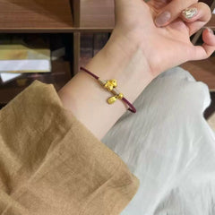 Get Rich Immediately, Pony Bracelet, Ancient Method, Year Of Horse, Animal Year, Red Rope Bracelet, Gift For Men And Women