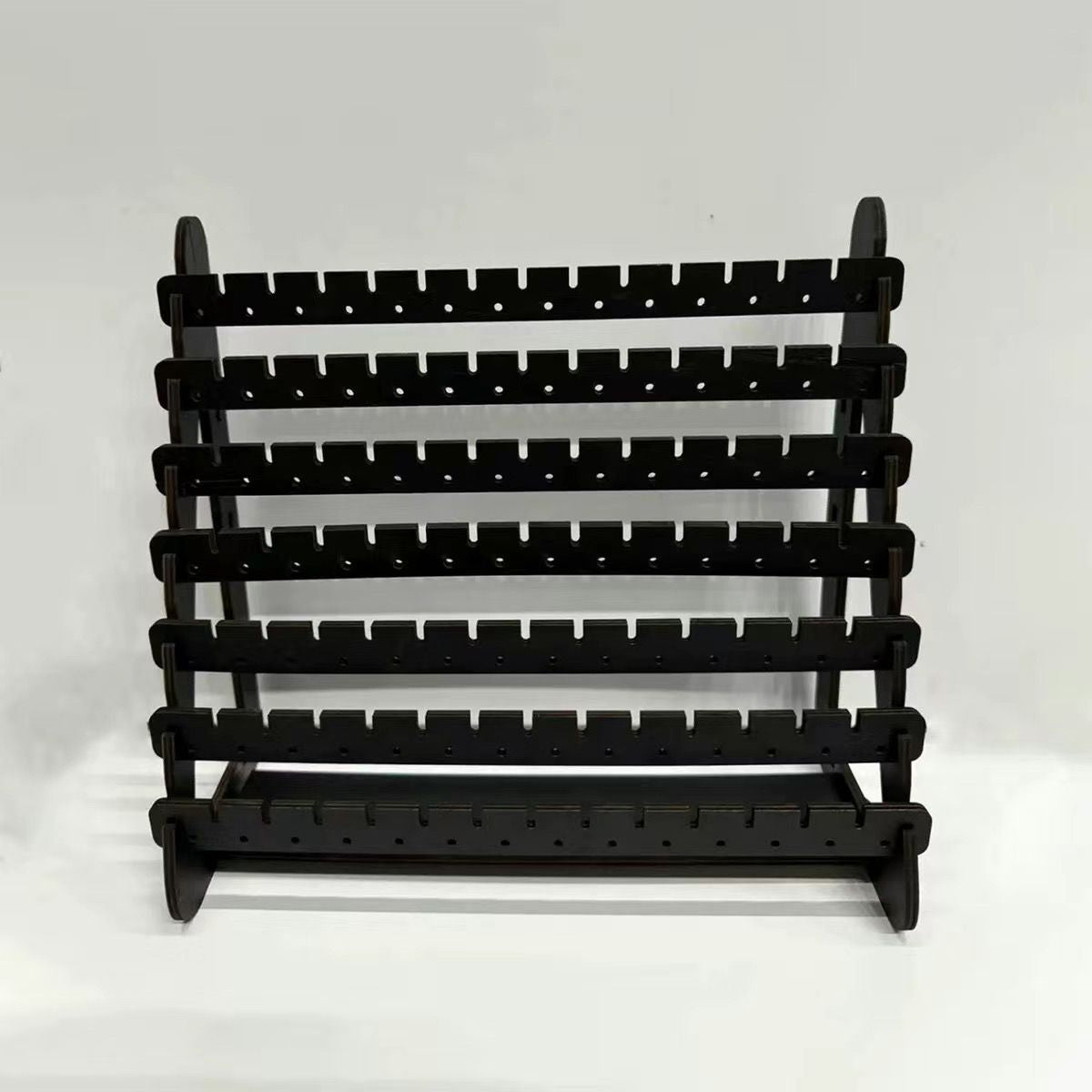 Solid Wood Multi-Functional Jewelry Display Rack - Professional Earring & Bracelet Organizer - High-End Boutique Stall & Photography Props